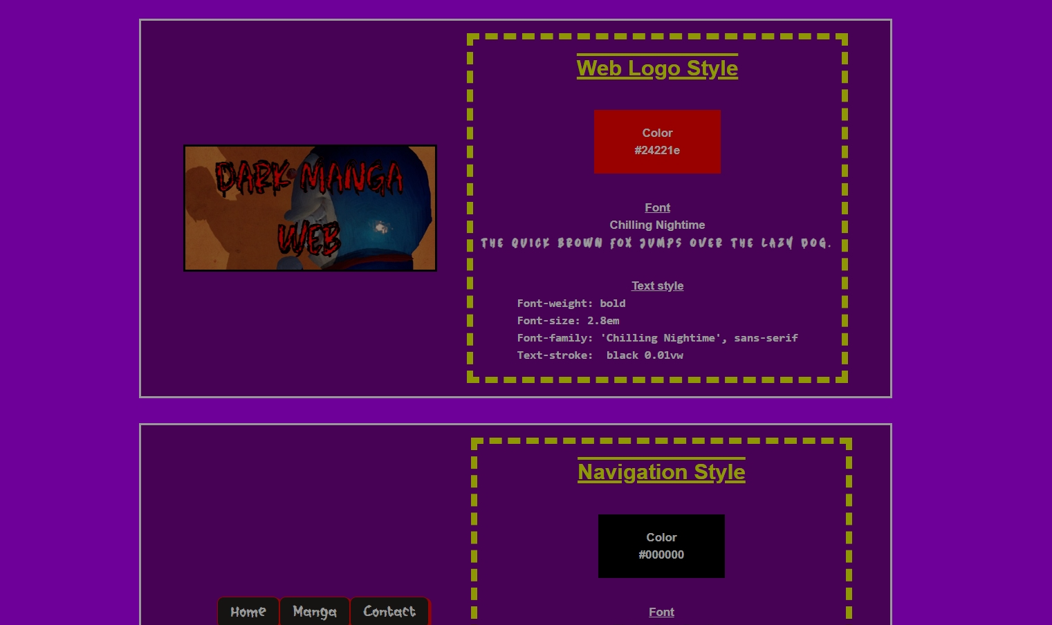 2nd projects, name wireframe